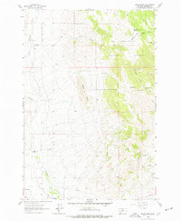 Black Butte 1963 topographic map thumbnail