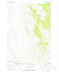 Black Butte 1963 topographic map thumbnail