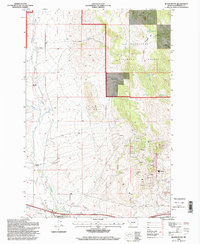 Black Butte 1996 topographic map thumbnail