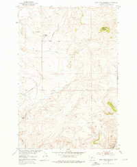 Black Butte Mountain 1951 topographic map thumbnail