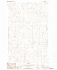 Black Calf Reservoir 1984 topographic map thumbnail