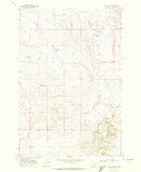 Black Coulee 1968 topographic map thumbnail