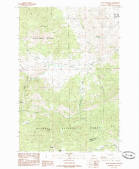 Black Mountain 1985 topographic map thumbnail