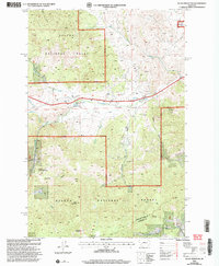 Black Mountain 2001 topographic map thumbnail
