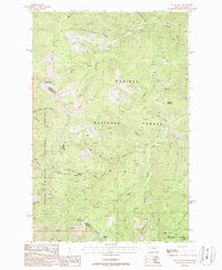 Black Peak 1988 topographic map thumbnail