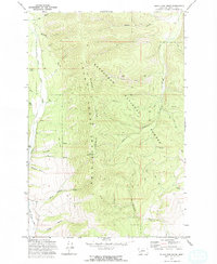 Black Pine Ridge 1971 topographic map thumbnail