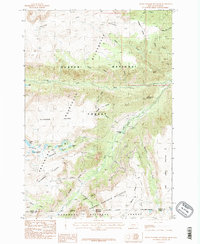 Black Pyramid Mountain 1986 topographic map thumbnail