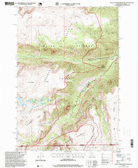 Black Pyramid Mountain 1996 topographic map thumbnail