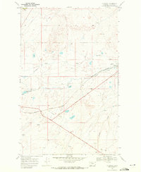 Blackfoot 1968 topographic map thumbnail