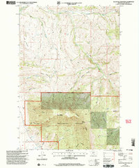 Blacktail Mountain 2000 topographic map thumbnail
