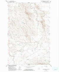 Blanchard Ranch 1958 topographic map thumbnail