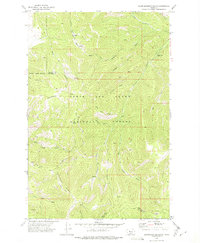 Blankenbaker Flats 1971 topographic map thumbnail