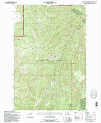 Blankenbaker Flats 1995 topographic map thumbnail