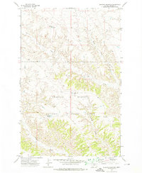 Blizzard Reservoir 1971 topographic map thumbnail