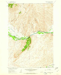 Block Mountain 1960 topographic map thumbnail
