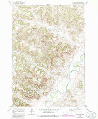 Bloom Creek 1970 topographic map thumbnail