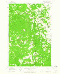 Blowout Mountain 1963 topographic map thumbnail