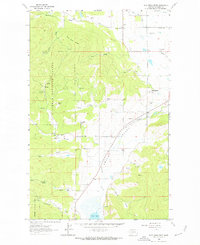 Blue Grass Ridge 1962 topographic map thumbnail