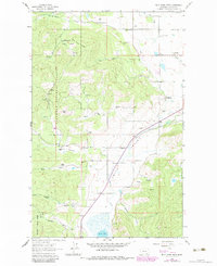 Blue Grass Ridge 1962 topographic map thumbnail