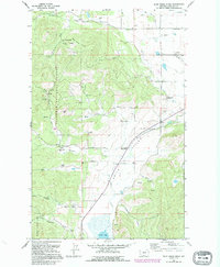 Blue Grass Ridge 1991 topographic map thumbnail