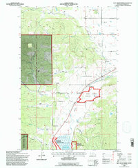 Blue Grass Ridge 1994 topographic map thumbnail