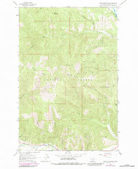 Blue Mountain 1964 topographic map thumbnail