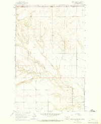 Bobcat Coulee NE 1964 topographic map thumbnail