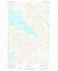 Bobcat Creek 1972 topographic map thumbnail