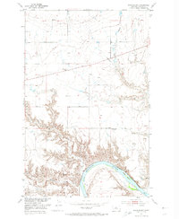 Boggs Island 1953 topographic map thumbnail