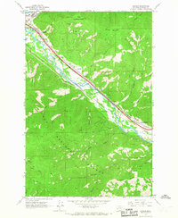 Bonner 1965 topographic map thumbnail