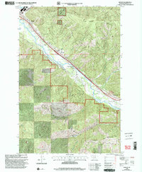 Bonner 1999 topographic map thumbnail
