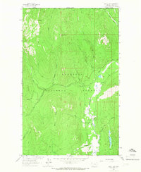 Bonnet Top 1963 topographic map thumbnail