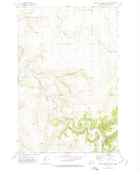Boston Coulee School 1971 topographic map thumbnail