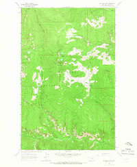 Boulder Lakes 1963 topographic map thumbnail