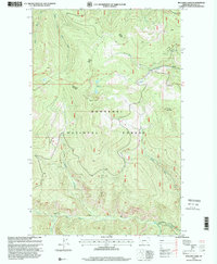 Boulder Lakes 1997 topographic map thumbnail