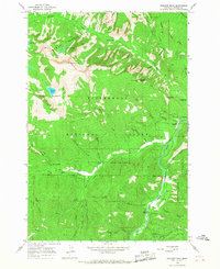 Boulder Peak 1964 topographic map thumbnail