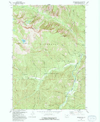 Boulder Peak 1991 topographic map thumbnail