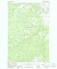 Boulder West 1985 topographic map thumbnail