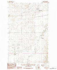 Bowdoin 1984 topographic map thumbnail