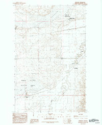 Bowdoin 1984 topographic map thumbnail