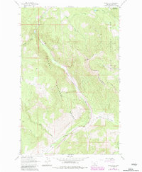 Bowen Lake 1963 topographic map thumbnail