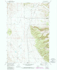 Bowler 1969 topographic map thumbnail