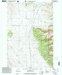 Bowler 1996 topographic map thumbnail