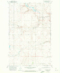 Box Elder NW 1969 topographic map thumbnail