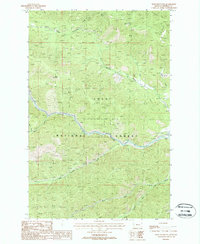 Boyd Mountain 1988 topographic map thumbnail