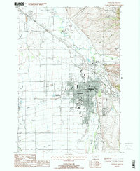Bozeman 1987 topographic map thumbnail