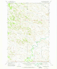 Brandenberg NW 1971 topographic map thumbnail