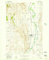 Bridger 1956 topographic map thumbnail