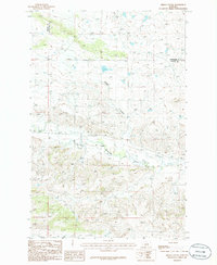 Briggs Coulee 1986 topographic map thumbnail
