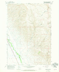 Briggs Ranch 1965 topographic map thumbnail